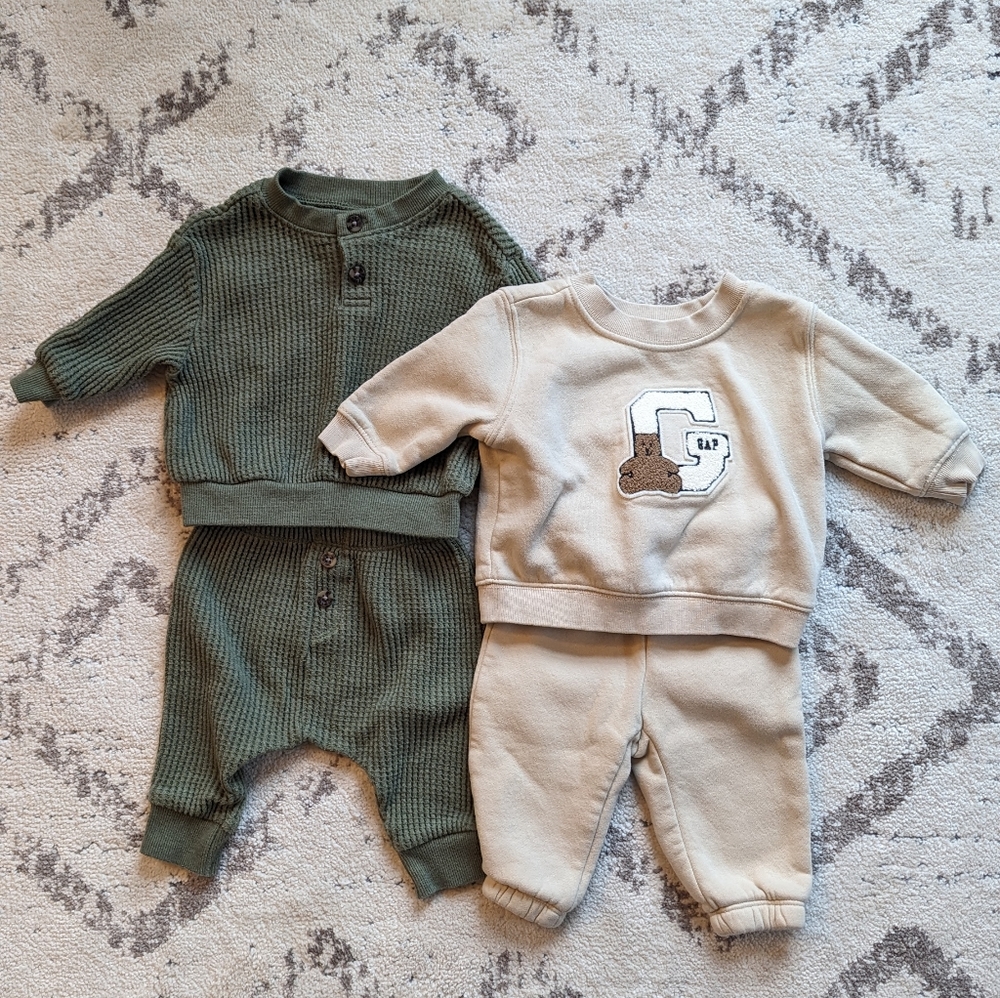 Baby gap outfit set bundle size 0-3 months boy